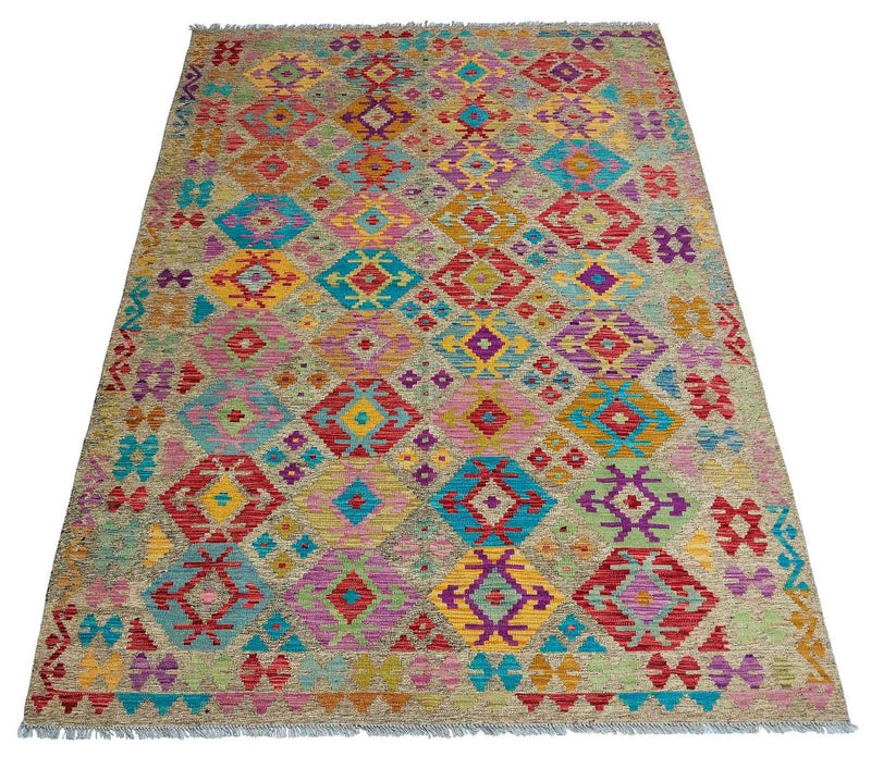 Kilim Maimana Teppe 294x199cm - Ullteppe