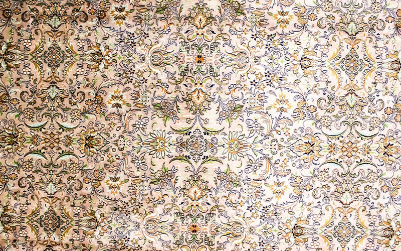 Kashmir silke Teppe 308x204cm - Orientalsk teppe