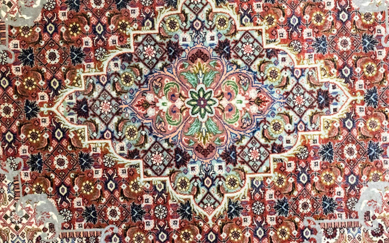 Persisk teppe - Bijar - Royal - 296 x 210 cm - blå
