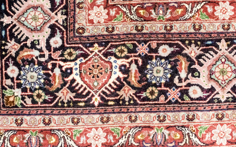 Persisk teppe - Bijar - Royal - 296 x 210 cm - blå
