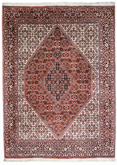 Bidjar - Zanjan Teppe 178x235cm - Persisk teppe - lys rød