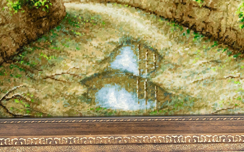 Bilde teppe - 112 x 75 cm - flerfarget