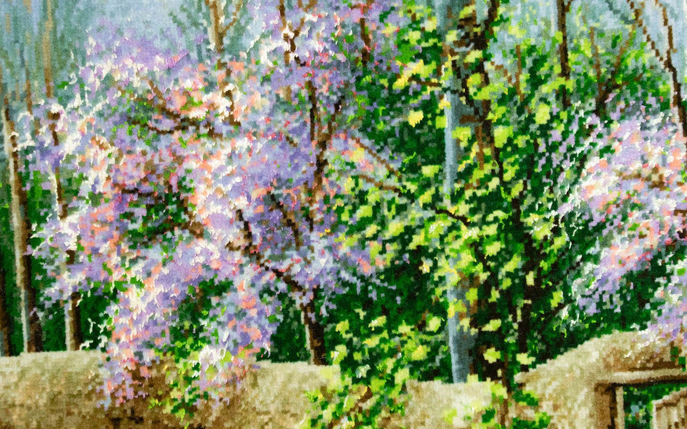 Bilde teppe - 112 x 75 cm - flerfarget