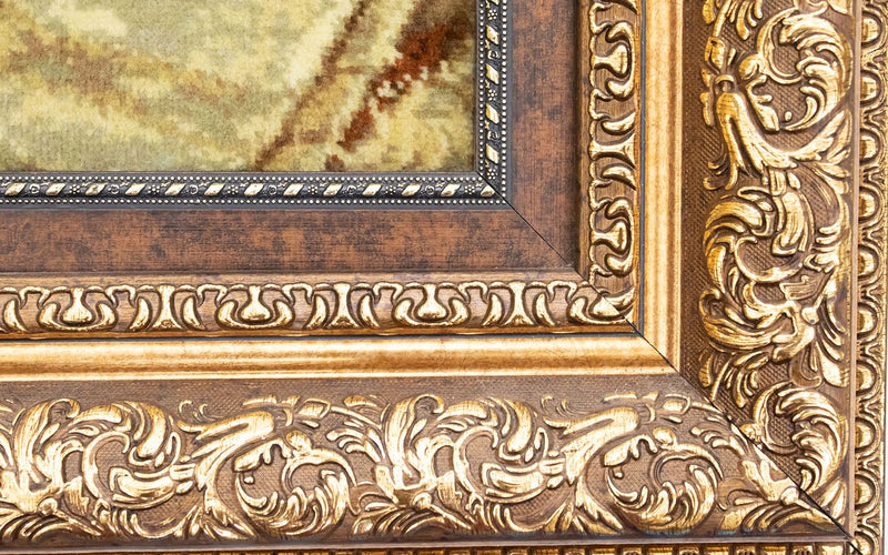 Bild-Teppich 87x71cm - Orientteppich