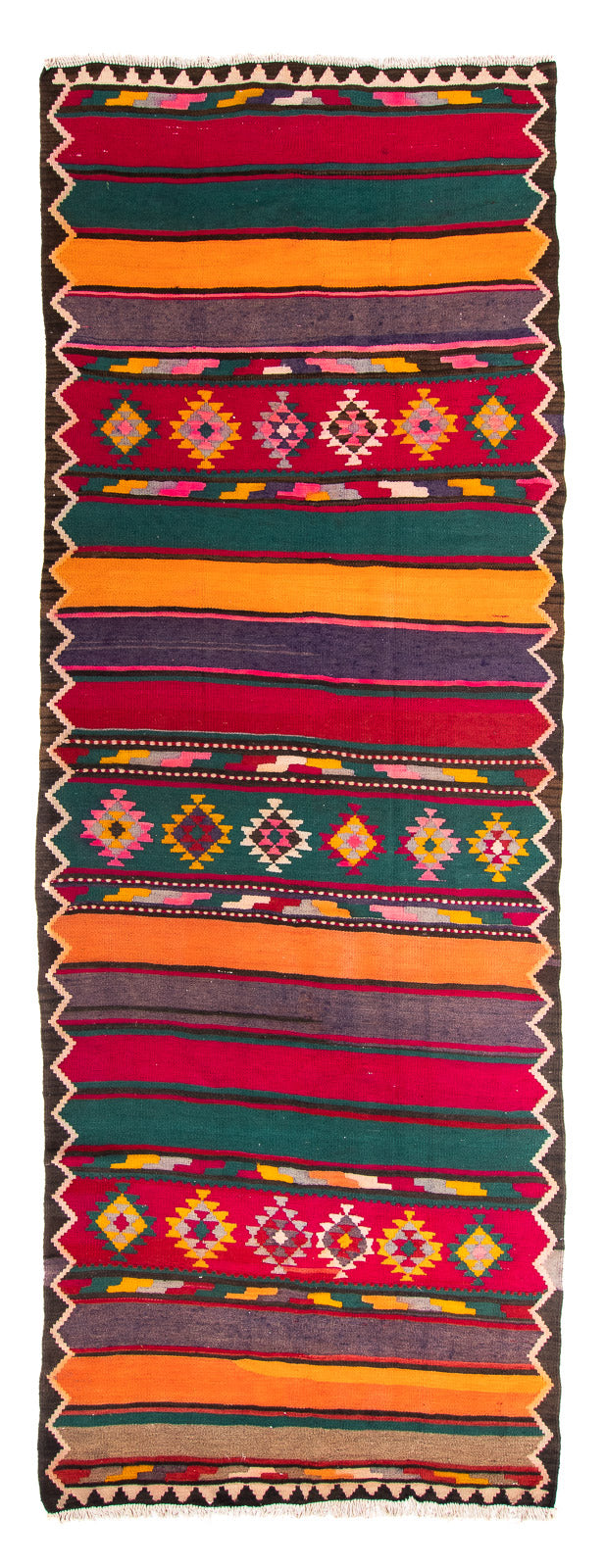 Antikk kilim Teppe 130x365cm