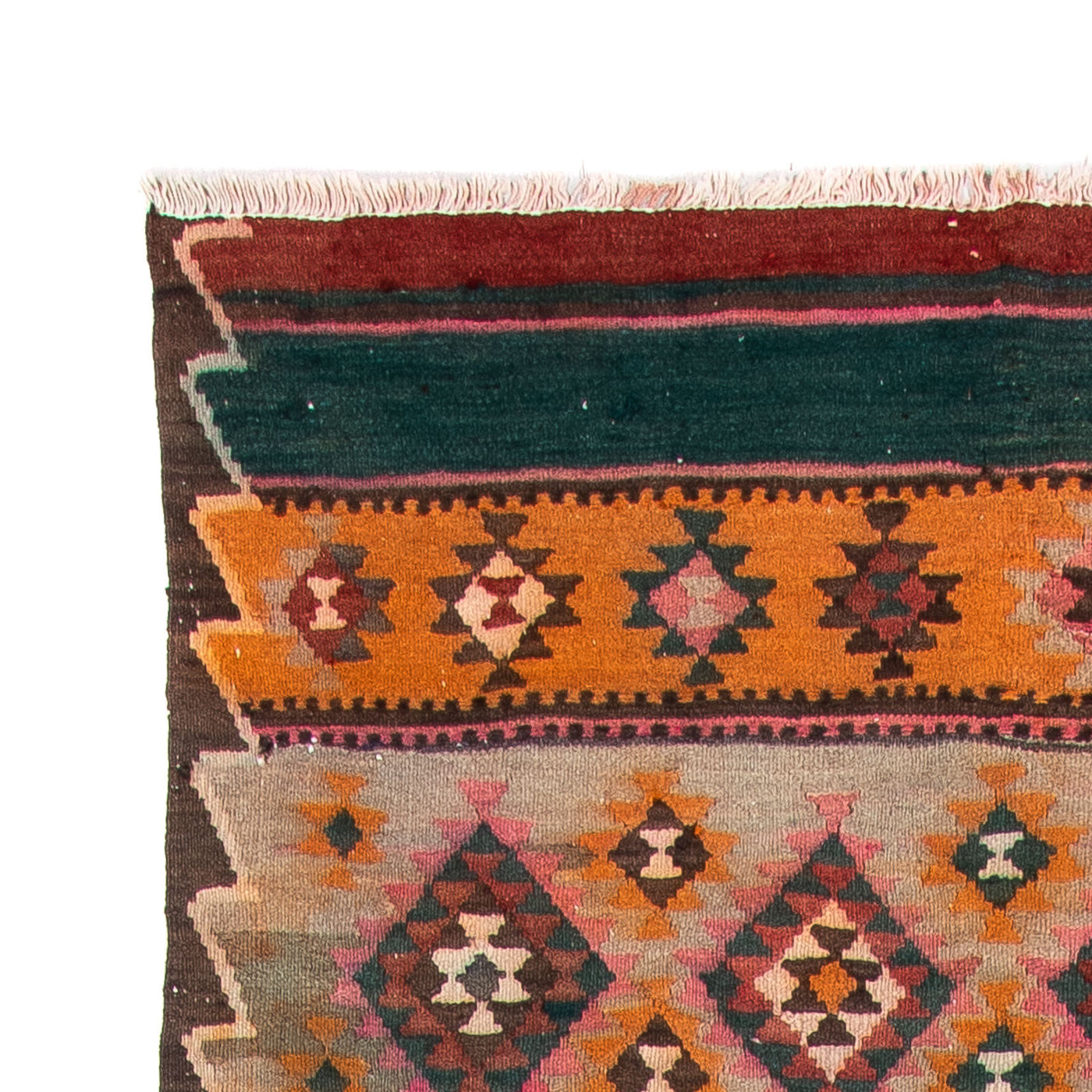 Antikk kilim Teppe 370x145cm