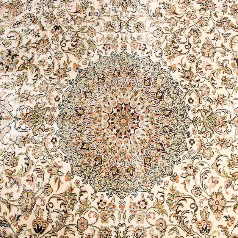 Silketeppe - Kashmir silke - 314 x 213 cm - beige