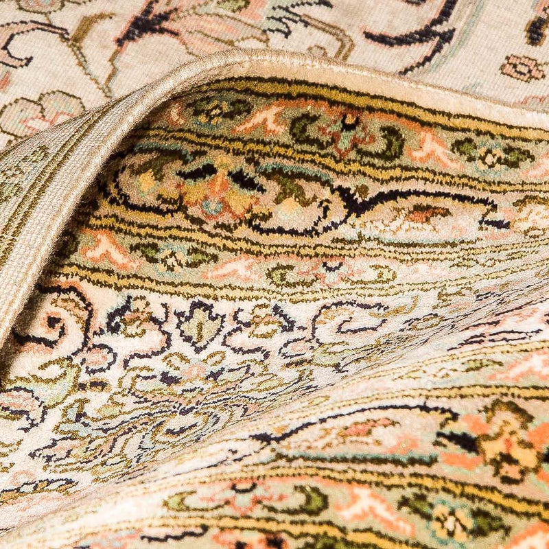Silketeppe - Kashmir silke - 314 x 213 cm - beige