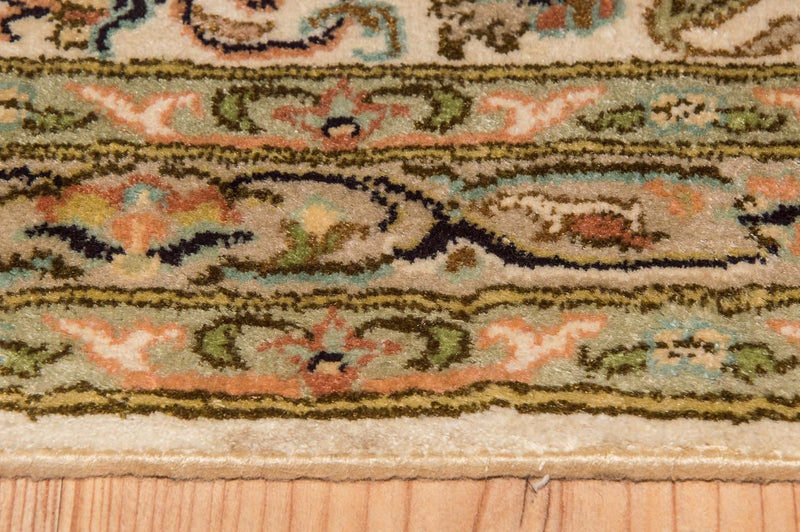 Silketeppe - Kashmir silke - 314 x 213 cm - beige