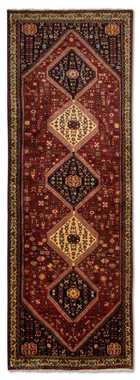 Løper Persisk teppe - Nomadisk - 278 x 92 cm - rød – product image