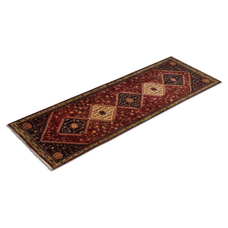 Løper Persisk teppe - Nomadisk - 278 x 92 cm - rød