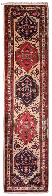 Løper Persisk teppe - Nomadisk - 296 x 75 cm - beige – product image