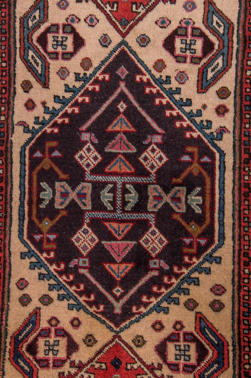 Løper Persisk teppe - Nomadisk - 296 x 75 cm - beige