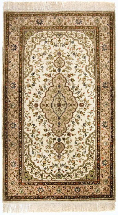 Kinesisk silke Teppe 91x152cm - Orientalsk teppe