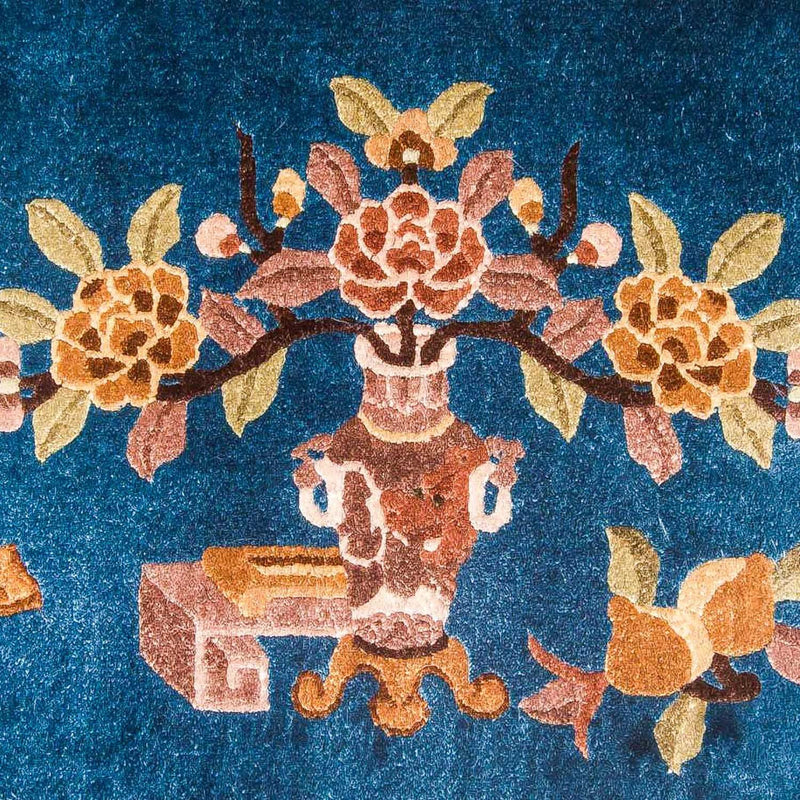 Kinesisk silke Teppe 69x122cm - Orientalsk teppe