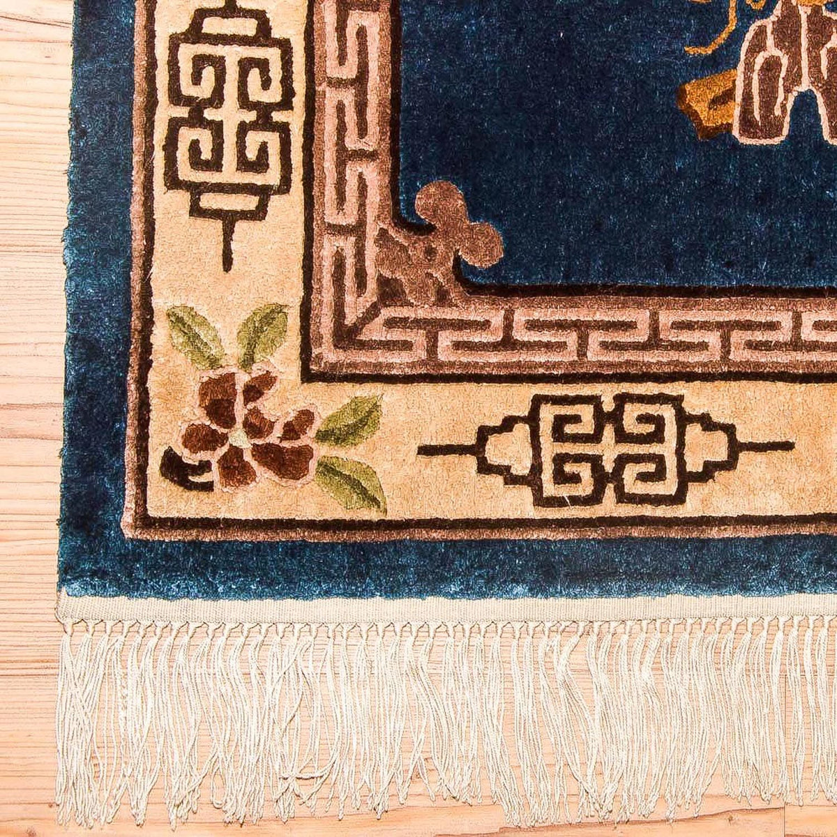 Kinesisk silke Teppe 69x122cm - Orientalsk teppe