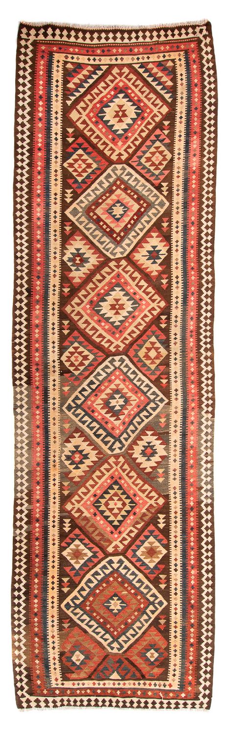 Antikk kilim Teppe 402x135cm