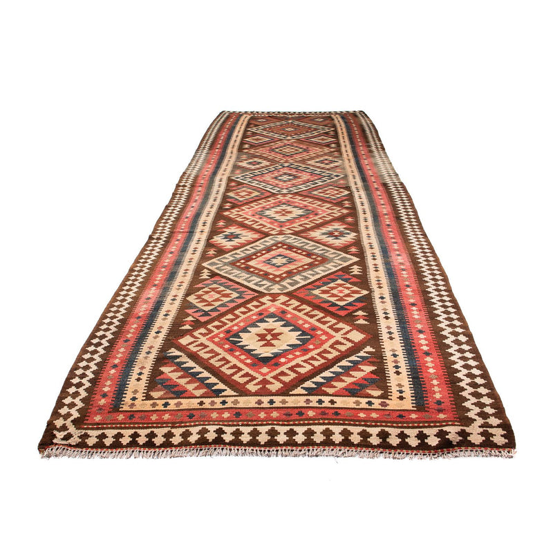 Antikk kilim Teppe 402x135cm