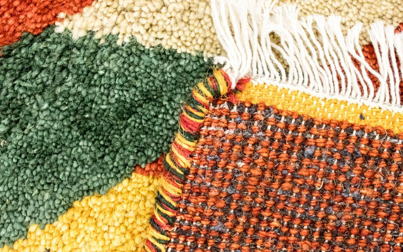 Indo Gabbeh Teppe 90x60cm - Ullteppe