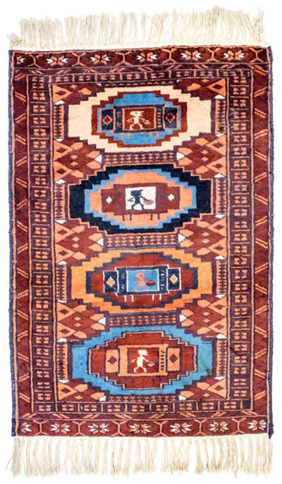 Afghansk teppe 46x69cm - Orientalsk teppe
