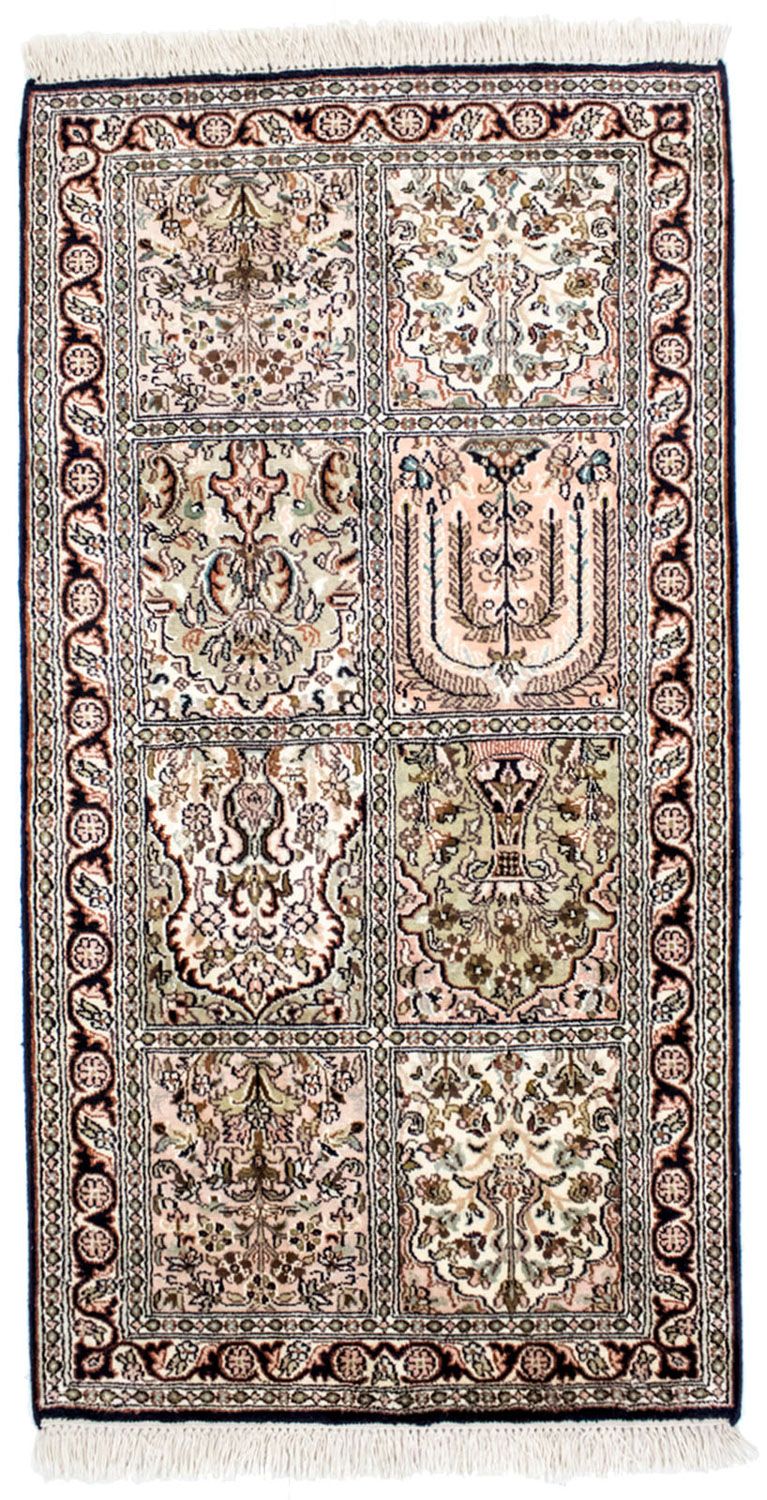 Kashmir silke Teppe 65x124cm - Orientalsk teppe