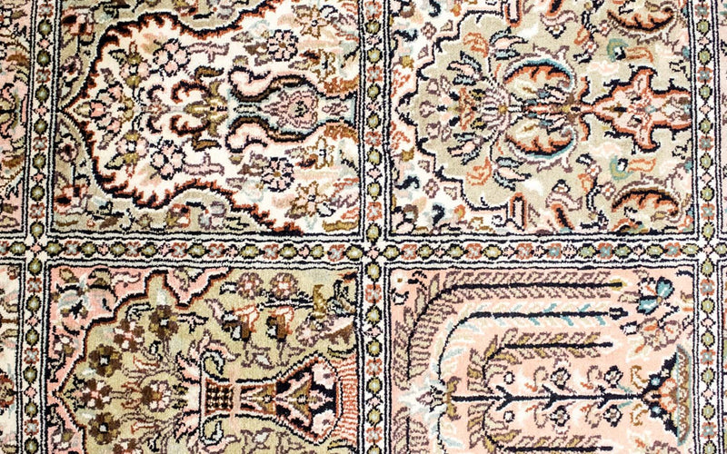Kashmir silke Teppe 65x124cm - Orientalsk teppe
