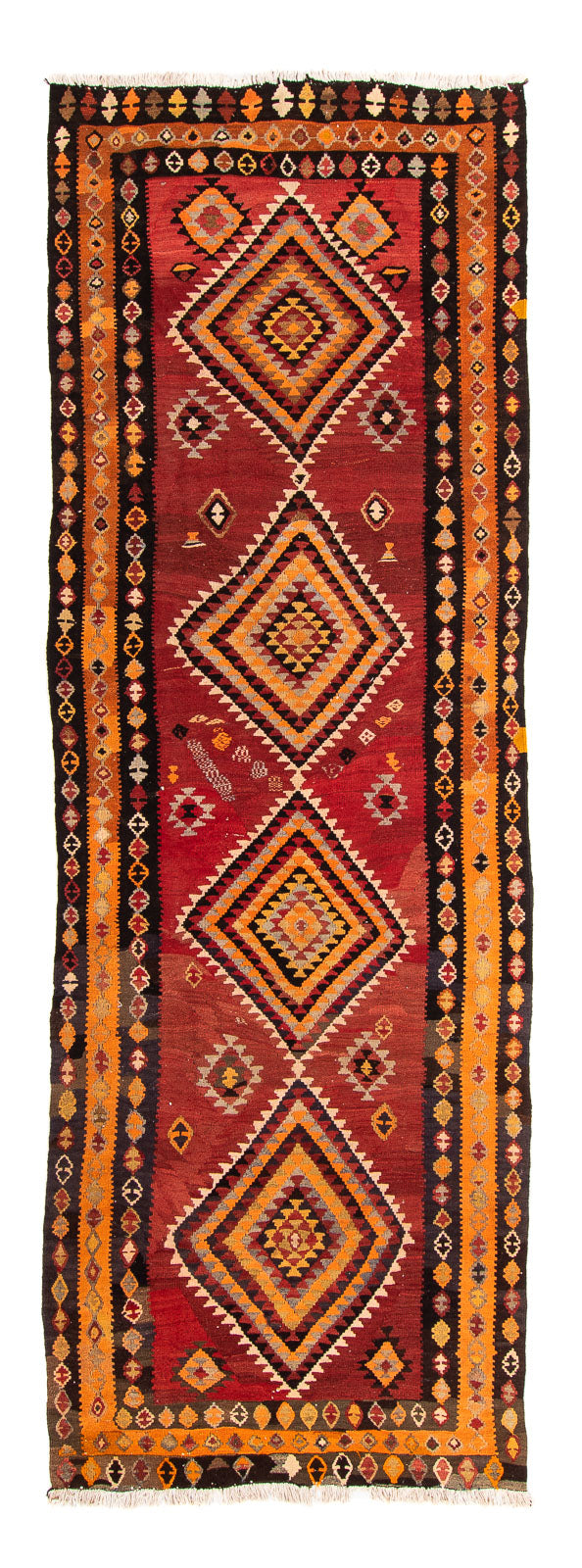 Antikk kilim Teppe 125x320cm
