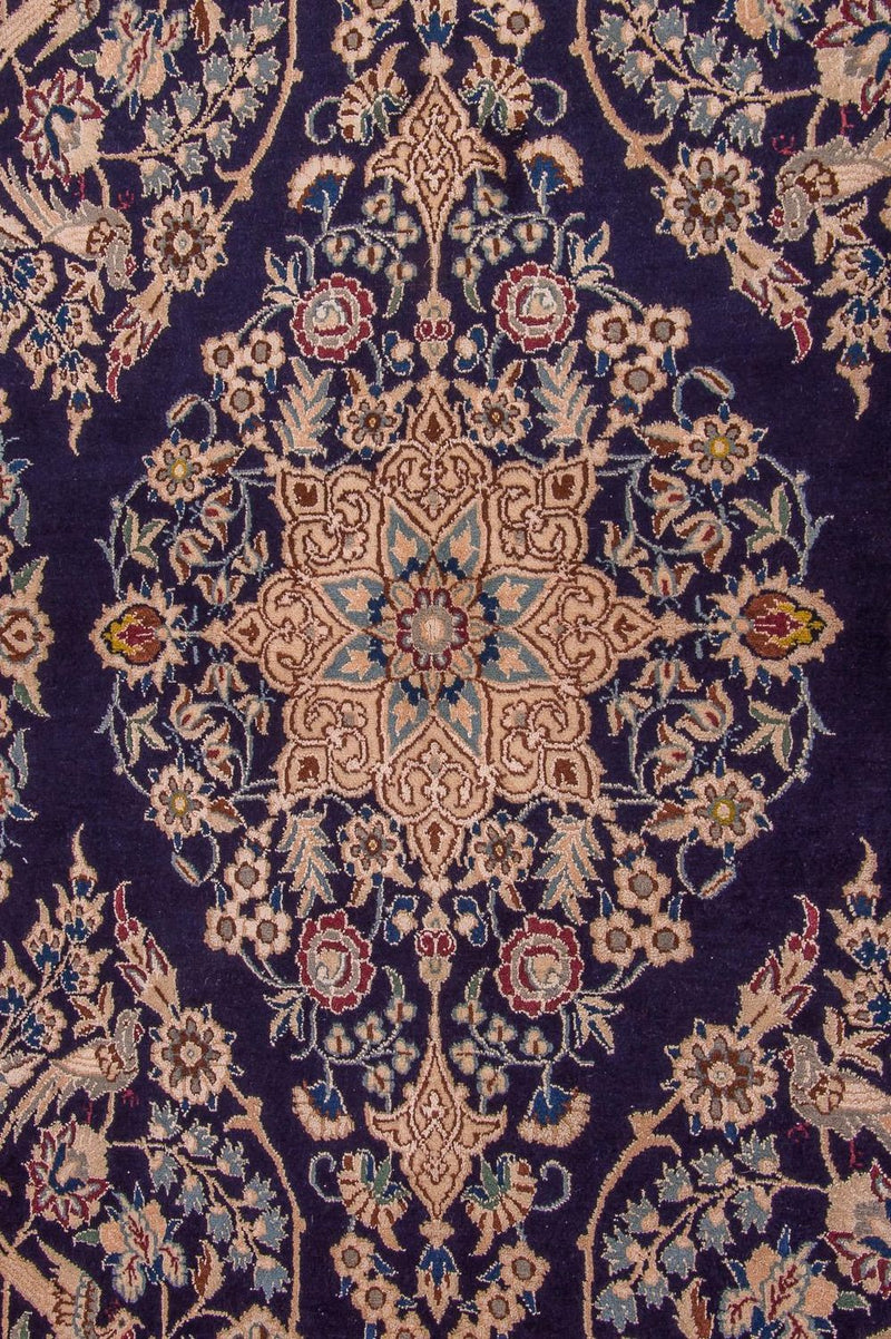 Persisk teppe - Nain - Royal - 204 x 130 cm - mørkeblå