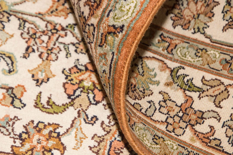 Silketeppe - Kashmir silke - 157 x 90 cm - beige