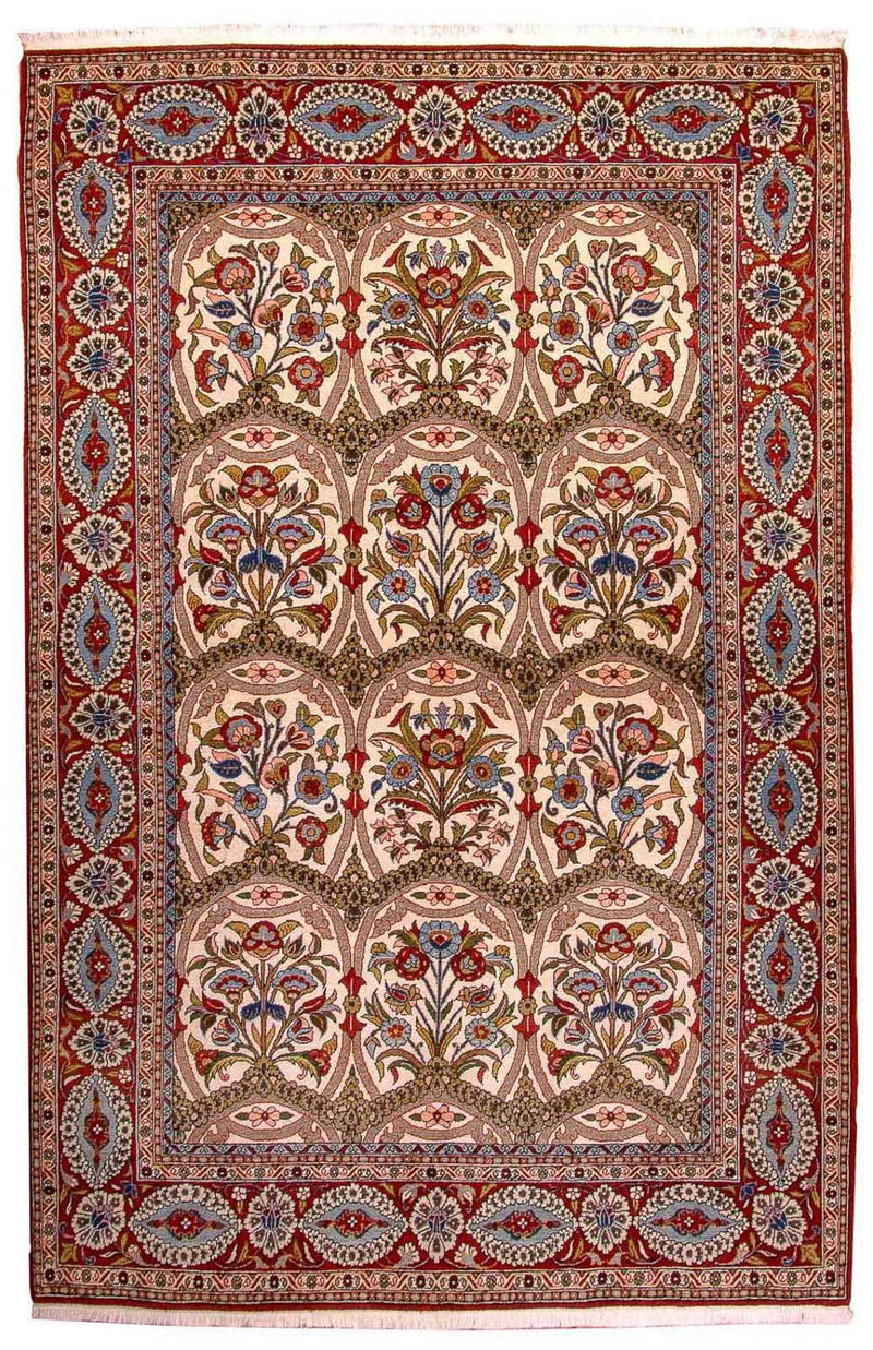 Qom Teppe 215x141cm - Persisk teppe