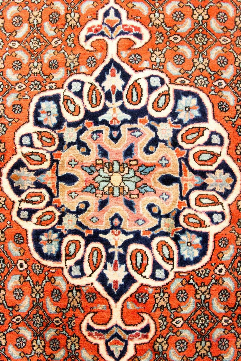 Persisk teppe - Bijar - 165 x 120 cm - oransje
