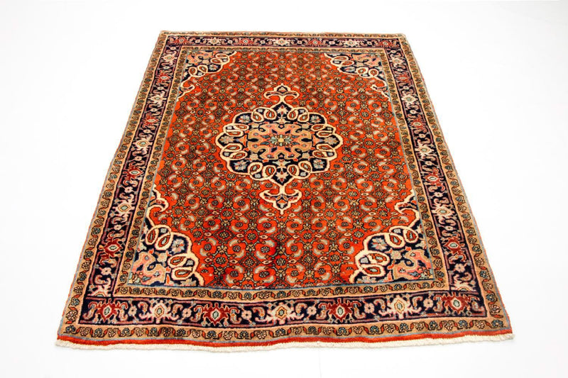 Persisk teppe - Bijar - 165 x 120 cm - oransje