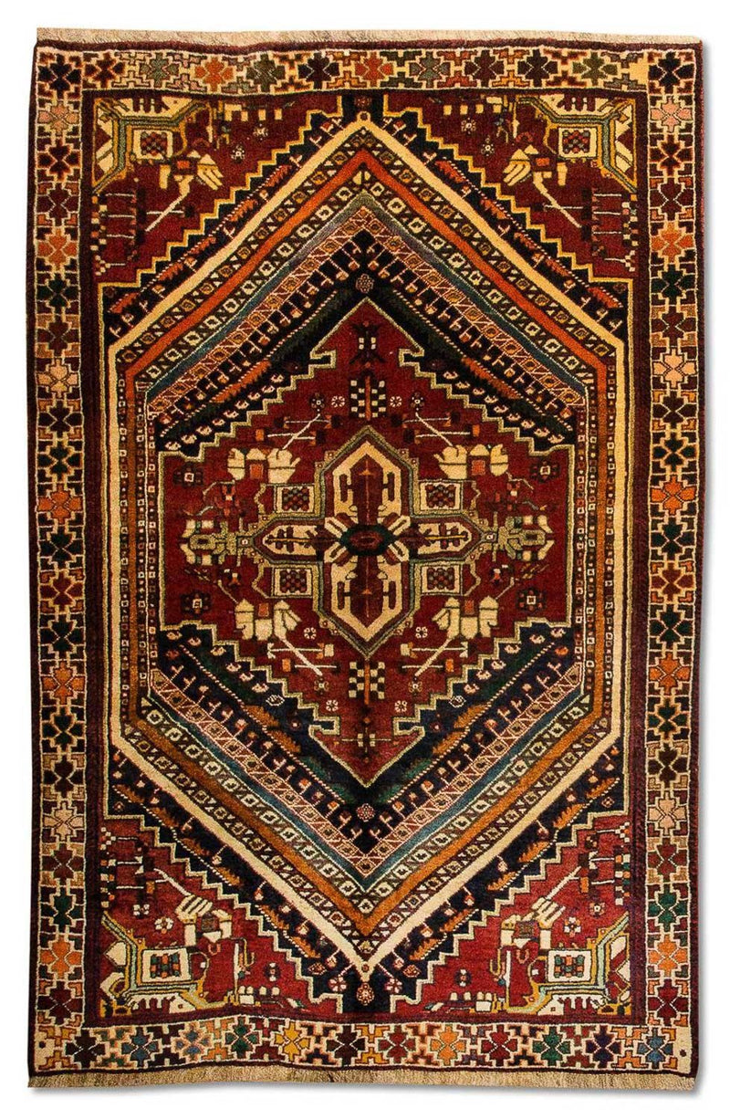 Qashqai Teppe 212x125cm - Persisk teppe