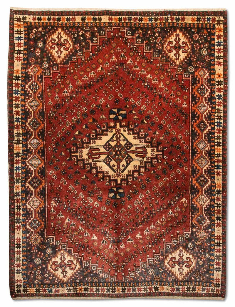 Persisk teppe - Nomadisk - 224 x 163 cm - rød