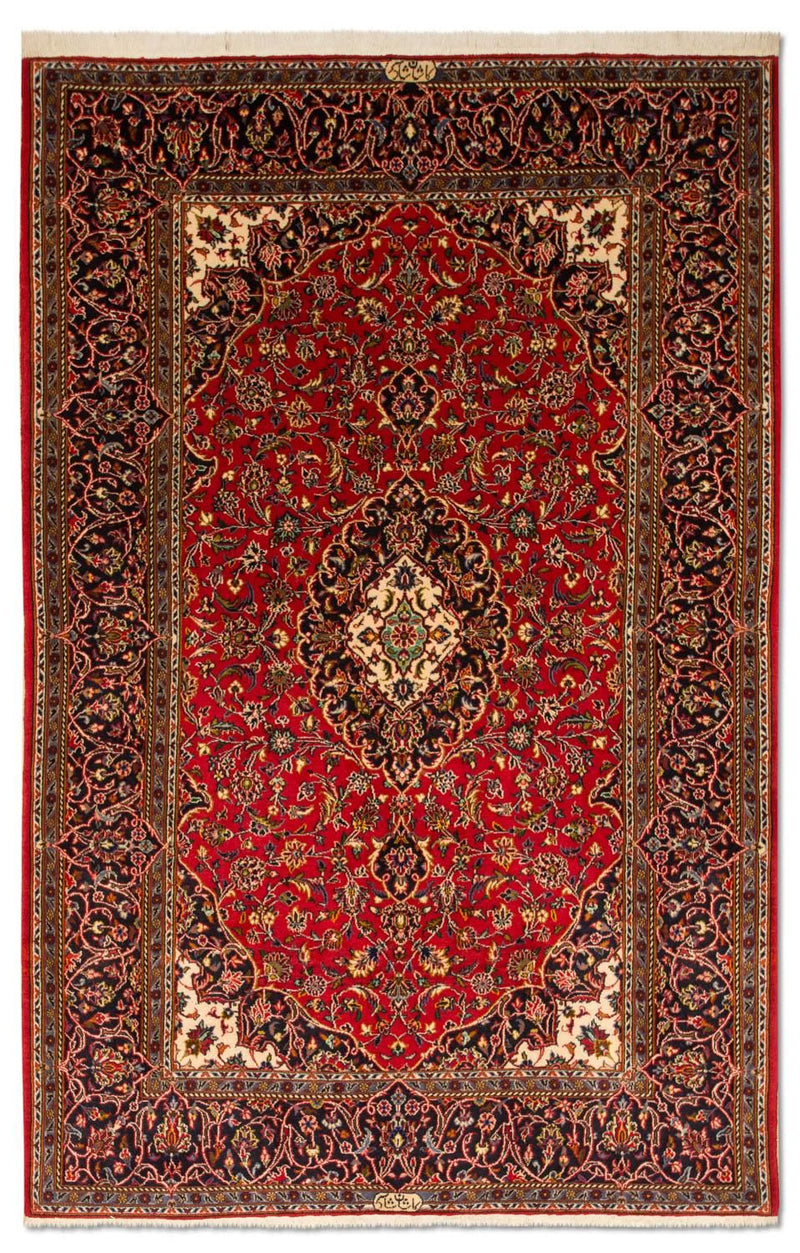 Kashan Teppe 216x141cm - Persisk teppe