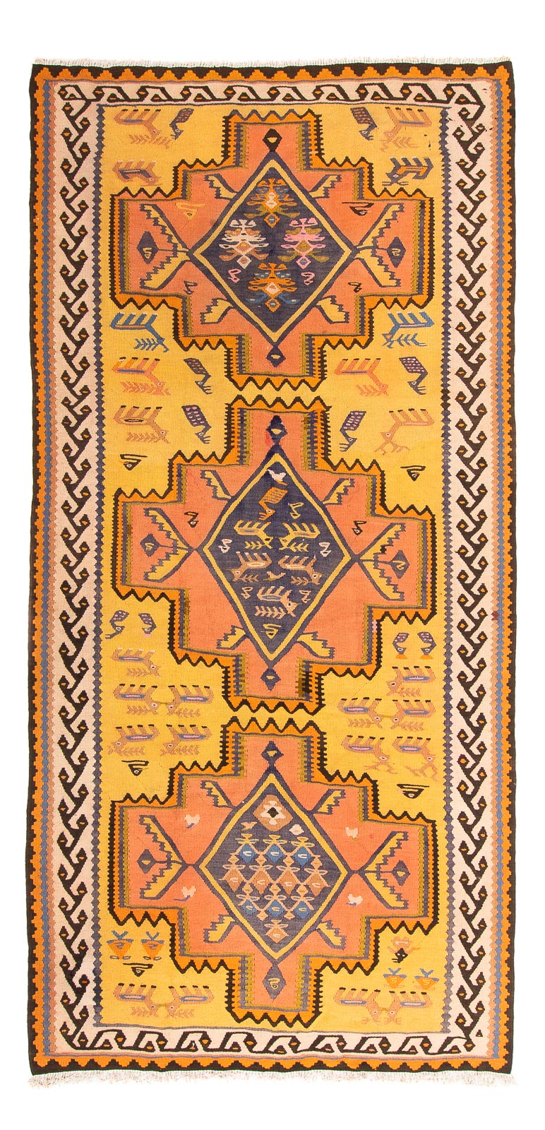 Antikk kilim Teppe 147x280cm