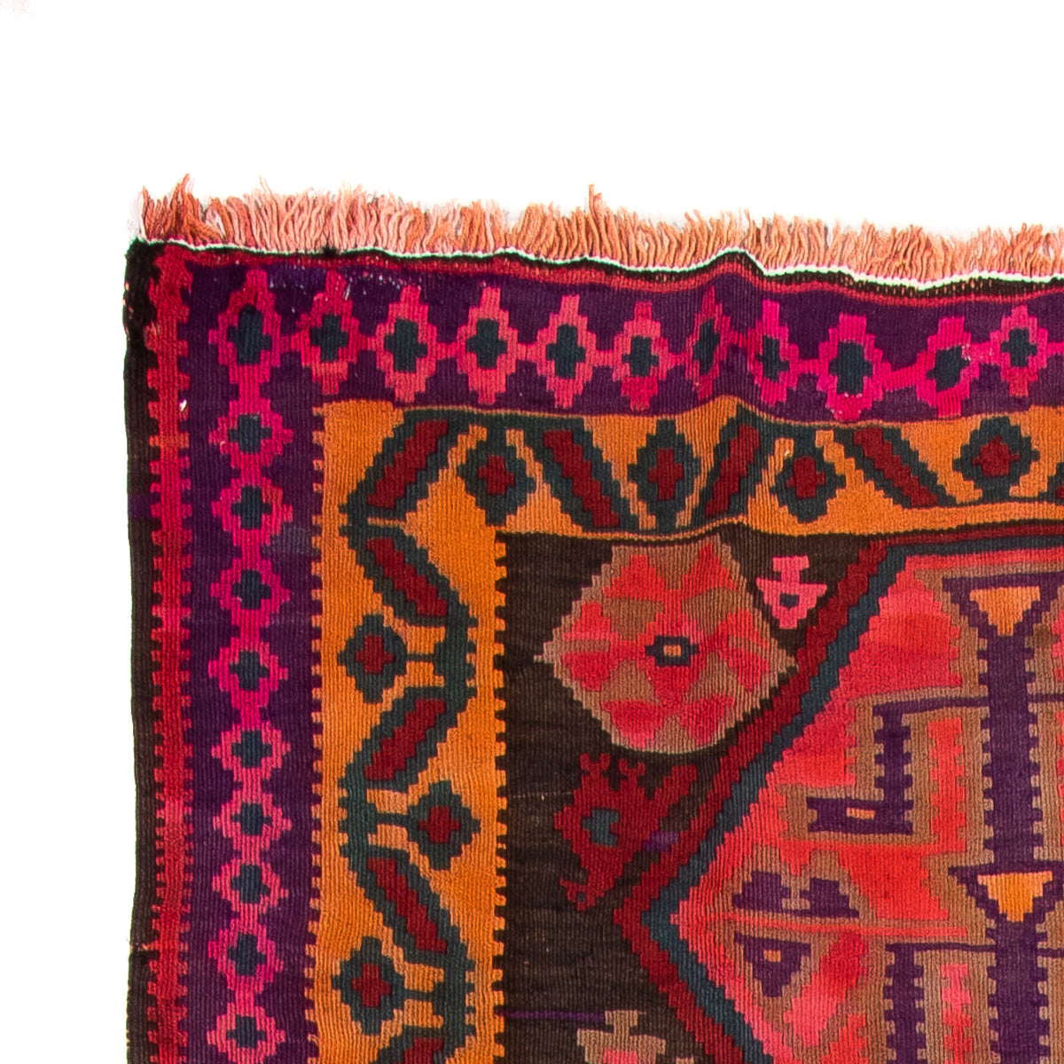 Antikk kilim Teppe 142x375cm