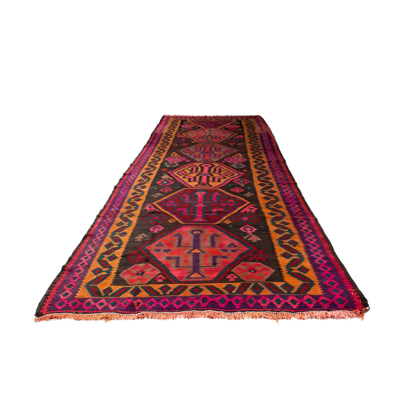 Antikk kilim Teppe 142x375cm