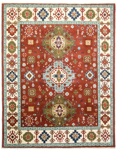 Orientalsk teppe 244x306cm - rød