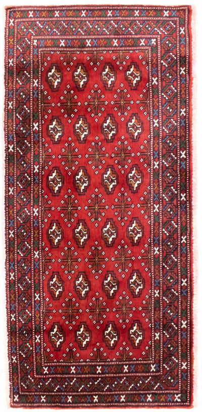 Turkaman teppe 60x130cm - Persisk teppe - rød