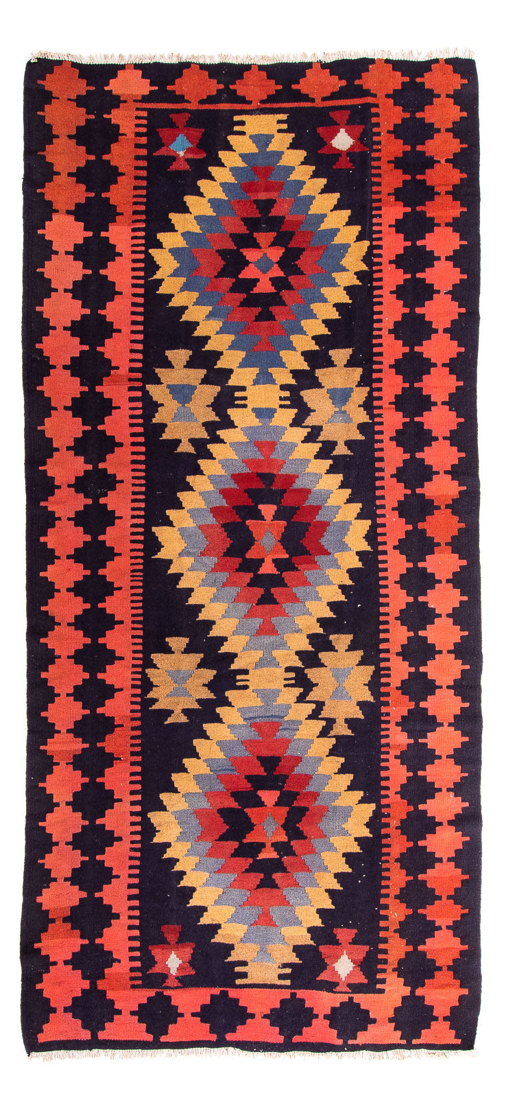 Antikk kilim Teppe 135x295cm