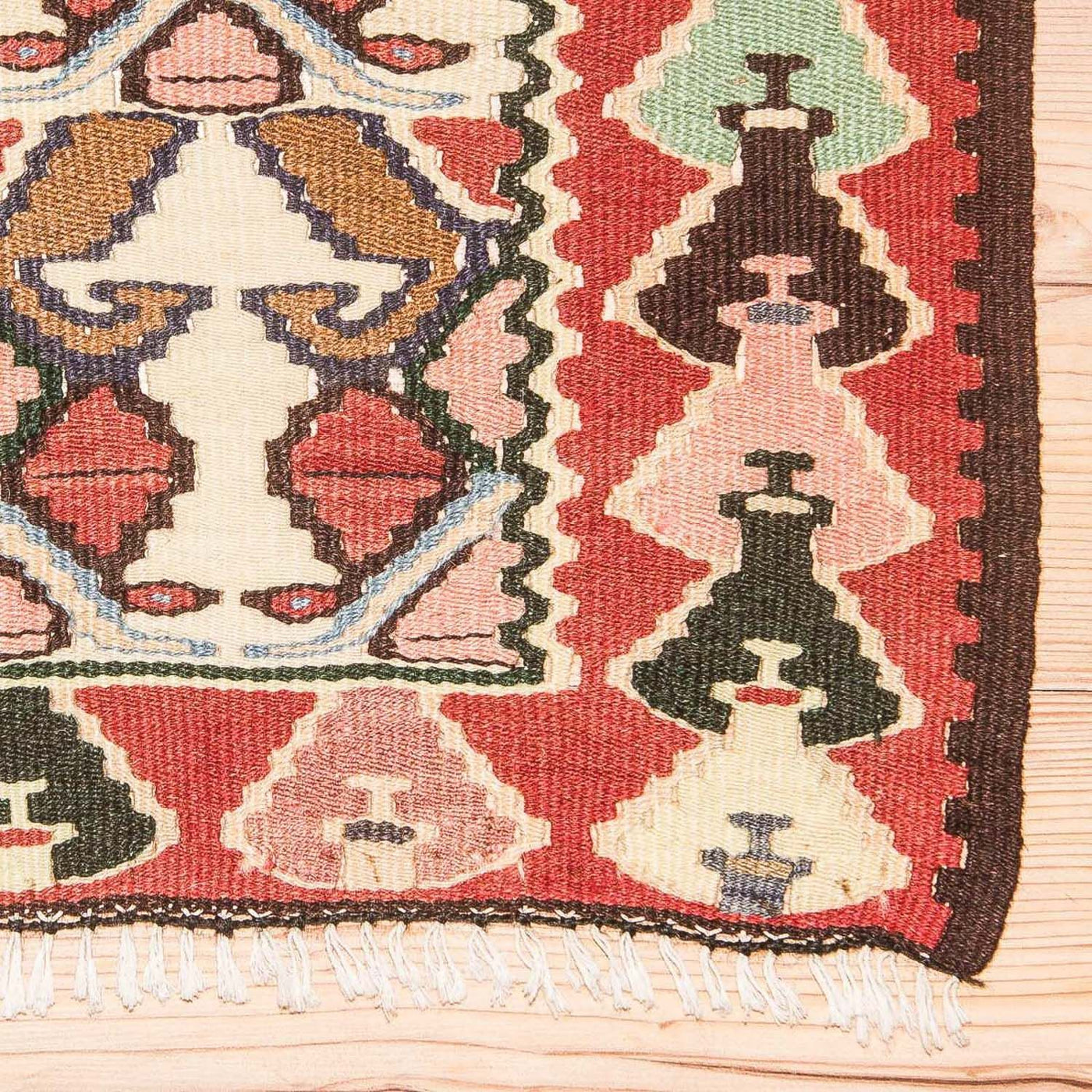 Antikk kilim Teppe 143x119cm