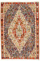 Kelimteppe - Gammelt - 153 x 119 cm - blå