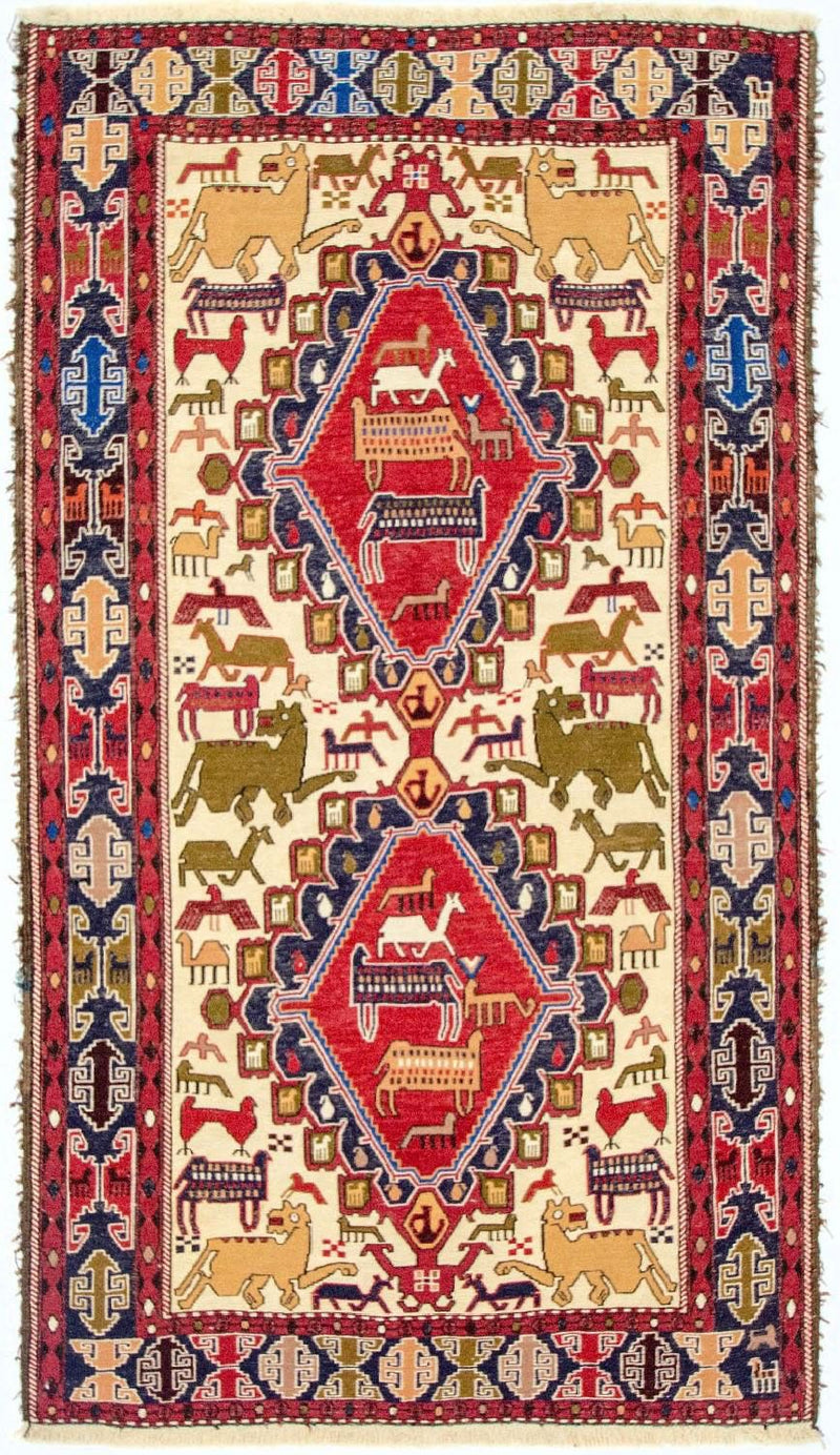 Silke kilim Teppe 192x110cm