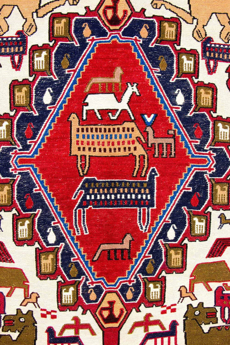 Silke kilim Teppe 192x110cm