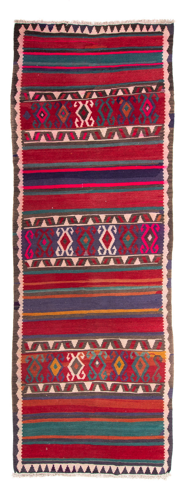 Antikk kilim Teppe 370x140cm