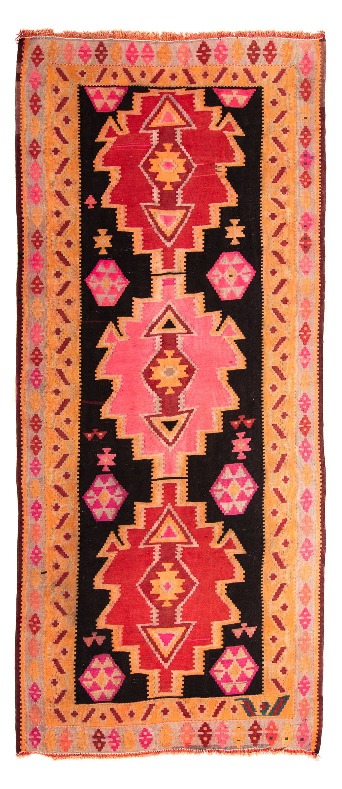 Antikk kilim Teppe 150x330cm