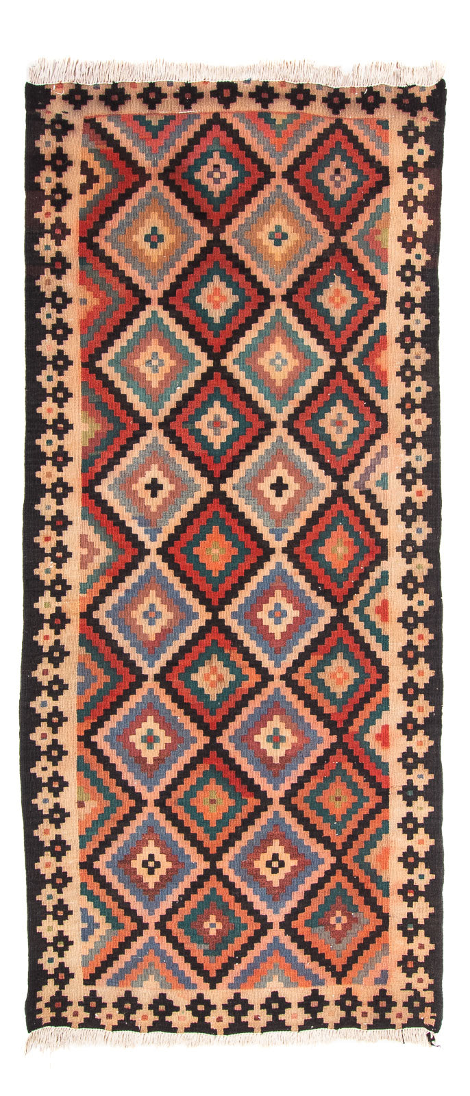 Antikk kilim Teppe 225x112cm