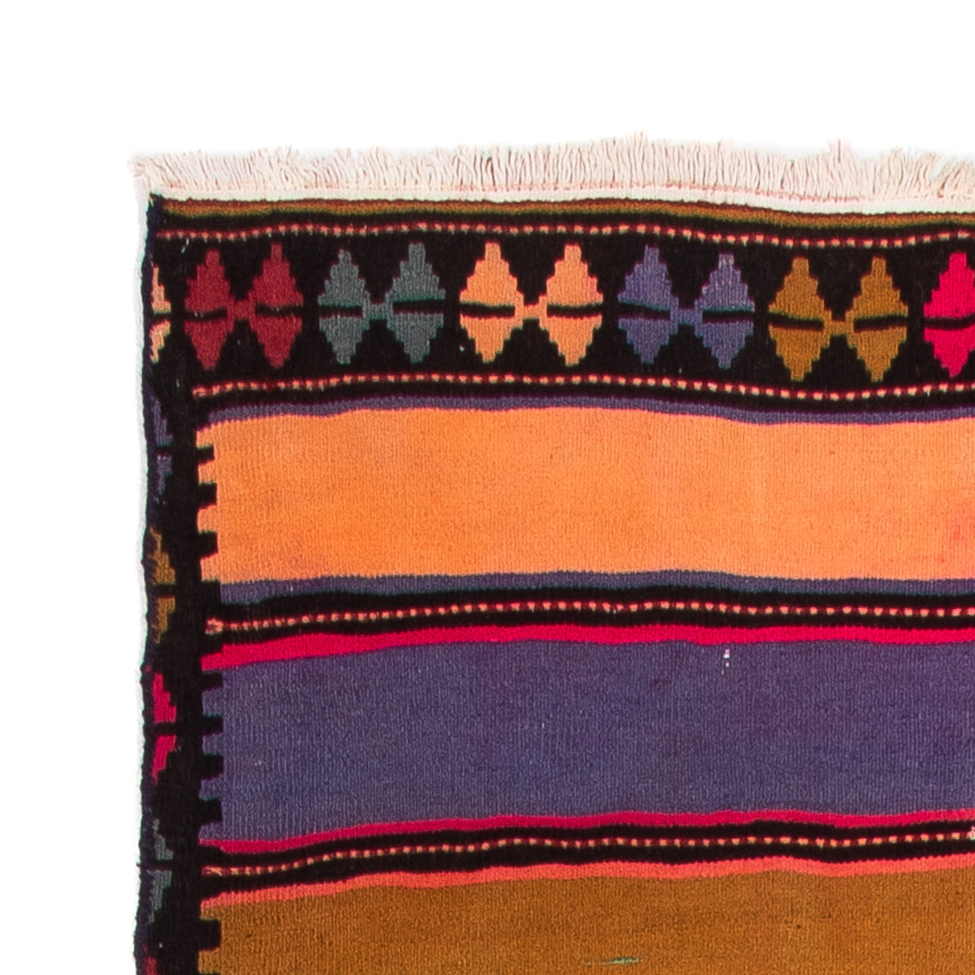 Antikk kilim Teppe 370x137cm