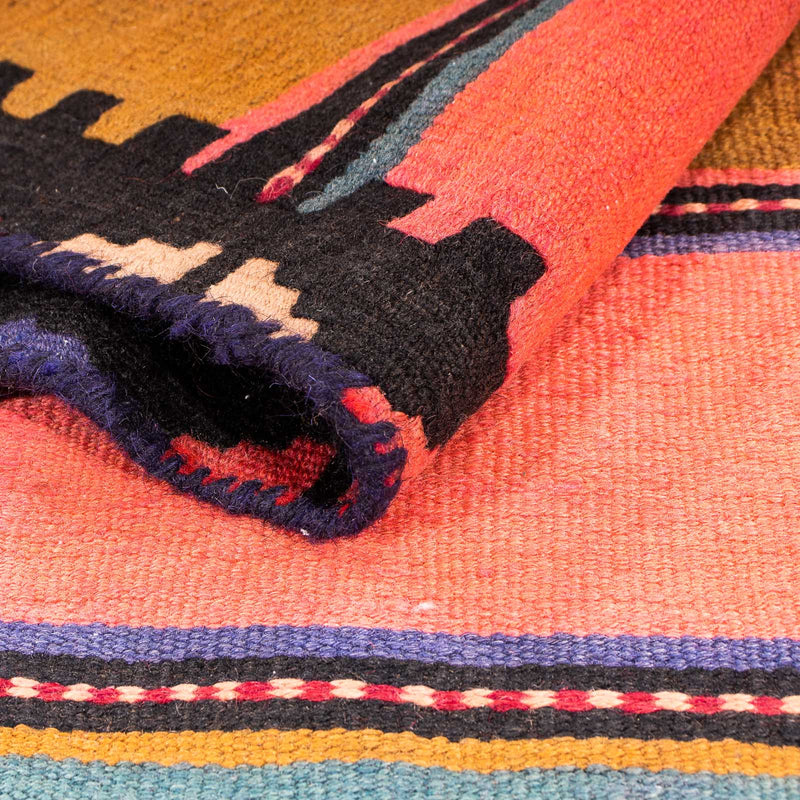 Antikk kilim Teppe 370x137cm